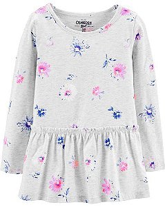 Tunica Peplum Floral