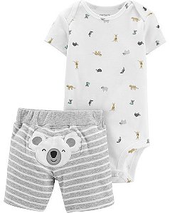 Conjunto 2 Peças (Body e Shorts) Coala