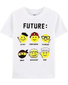 Camiseta Manga Curta Future Emojis