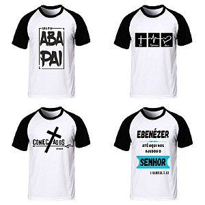 camisetas com escritas evangelicas