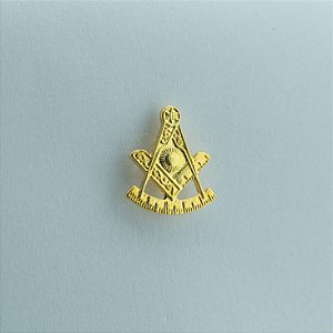 BT-179-D - Pin Past Master ou Mestre Instalado Dourado (sem coroa)