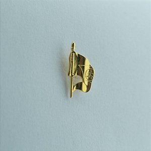 BT-202-D - Pin Mini Joia Porta Bandeira Dourado