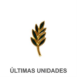 AP-004 - Aplique Folha de Acácia Grande - 8x18 mm