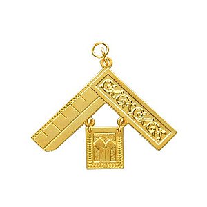 JO-018-D - Joia Past Master ou Mestre Instalado Dourado