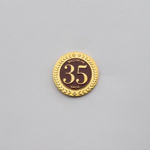 BT-276 - Pin Tempo de Maçonaria - 35 Anos