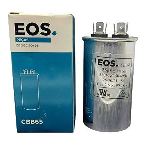 CAPACITOR FASE 25MFD X 380V C/ TERMINAL