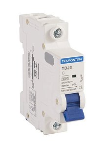 DISJUNTOR UNIPOLAR 10A BRANCO - TRAMONTINA