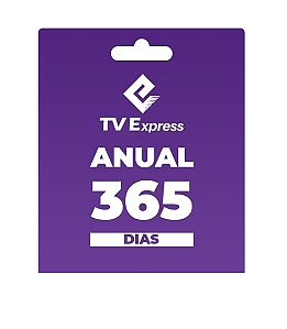SERVIÇO DE RECARGA TVEXPRESS ANUAL (360 DIAS)