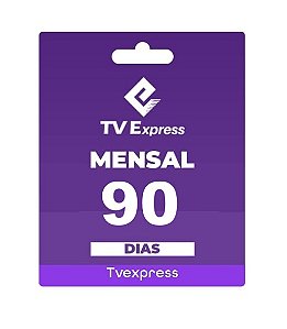 SERVIÇO DE RECARGA RECARGA TVEXPRESS TRIMESTRAL (90 DIAS)