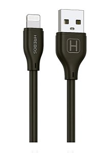 CABO USB TURBO P/ IPHONE SWIFT WARE CB-215i PRETO - HREBOS