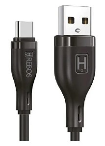 CABO USB TURBO TIPO C SWIFT WARE CB-217C PRETO - HREBOS