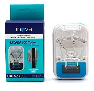 CARREGADOR UNIVERSAL USB COM LCD