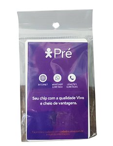 CHIP TRIPLO CORTE PRÉ SEM RECARGA - VIVO