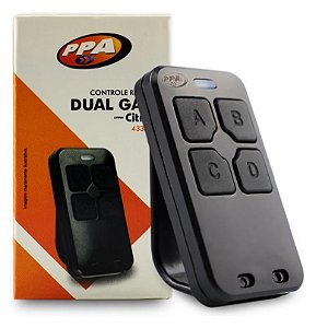 CONTROLE REMOTO CITROX DUAL GATE CX-7420 433MHZ PRETO - PPA