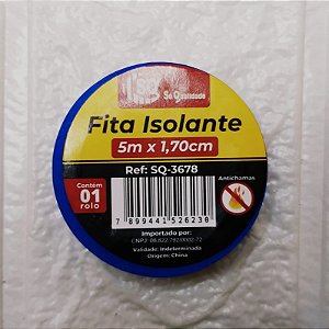 FITA ISOLANTE 05M X 1,70CM REF. SQ3678 COLORIDA - SQ