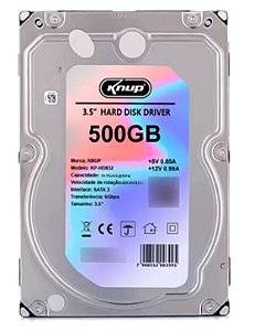 HD INTERNO 500GB 3,5 SATA 3 5400 RPM KP-HD830 - KNUP