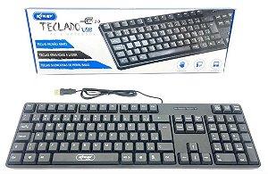 TECLADO PARA PC E NOTEBOOCK USB 2.0 KP-2002 - KNUP