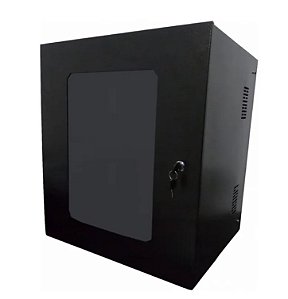 MINI RACK 19' 12UX 400MM ACR PRETO MAX ELETRON 5239- MAX