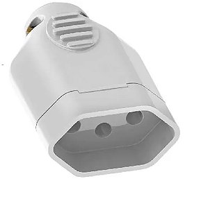 PLUGUE FEMEA 2P+T 20A/250V BRANCO - ILUMI