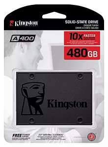 HD SSD 480GB SATA 3 SA400S37/480G - KINGSTON