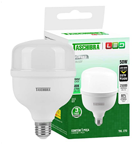 LAMPADA LED HIGH E27 50W 6500K BIV-TASCHIBRA