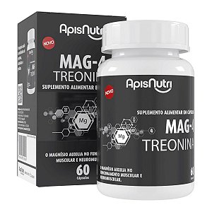 MAG-4 com Treonina 780mg 60 Cápsulas - Apisnutri