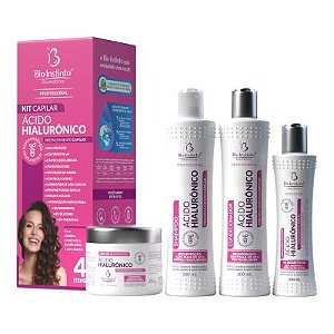 Kit Capilar Ácido Hialurônico Bio Instinto 4 Produtos