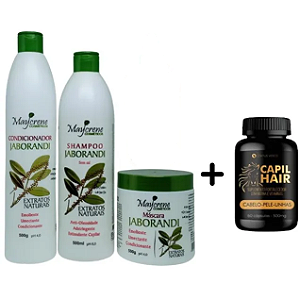 Kit Jaborandi Anti Queda - Maycrene + Capil Hair