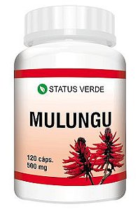 Mulungu 120 Cápsulas 500 mg Status Verde