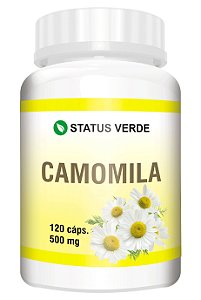 Camomila 120 Cáps 500mg - Status Verde
