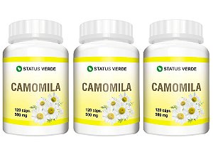 Kit 3 Camomila 360cáps 500mg - Status Verde