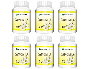 Kit 6 Camomila 720cáps 500mg - Status Verde
