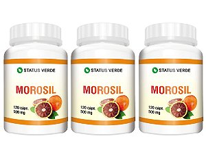 Kit 3 Morosil 360cáps 500mg - Status Verde