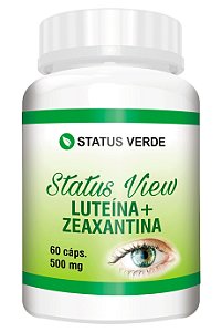 Status View Luteína+Zeaxantina 60cáps 500mg - Status Verde