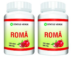 Kit 2 Romã 240Cáps - 500mg Status Verde