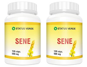 Kit 2 Sene 500mg 240 Cápsulas - Status Verde