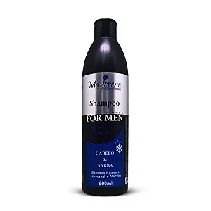 Shampoo Masculino For Men 500ml Maycrene - Anticaspa e Controle de Oleosidade