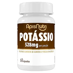 Potássio - 60 Cápsulas - Apisnutri