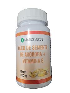 Óleo de Semente de Abóbora- 60 CÁPS - 1000mg- Status Verde