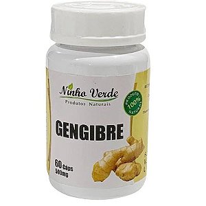 Gengibre 500mg 60 cápsulas - Ninho Verde