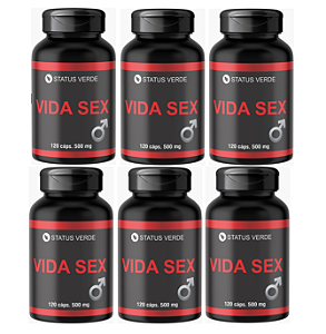 Kit 6 Vida Sex 500mg 720 Cápsulas -