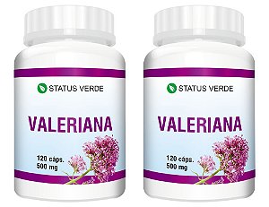 Kit 2 Valeriana 240Cáps 500mg Status Verde