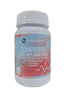 Composto Anti-inflamatório 120 Cápsulas 500mg Status Verde