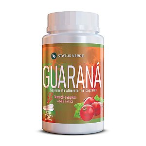 Guaraná 120 Cáps 500mg Status Verde