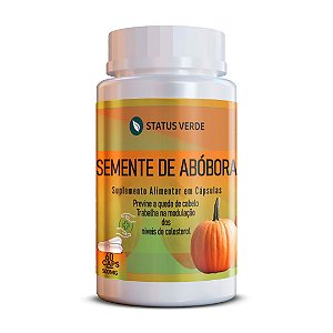 Semente de Abóbora 60Cáps 500mg Status Verde