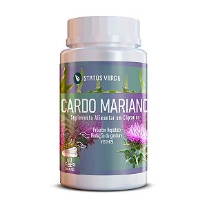 Cardo Mariano 60Cáps 500mg Status Verde