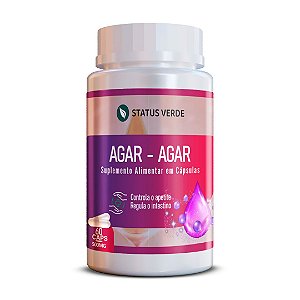 Agar - Agar  60Cáps 500mg Status Verde
