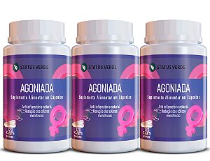 Kit 3 Agoniada 360Cáps 500mg Status Verde