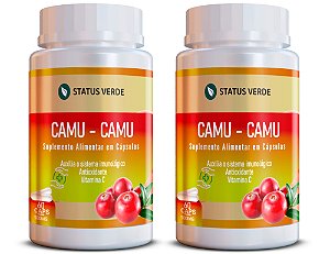 Kit 2 Camu - Camu 120Cáps 500mg Status Verde