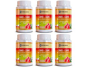 Kit 6 Camu - Camu 720Cáps 500mg Status Verde